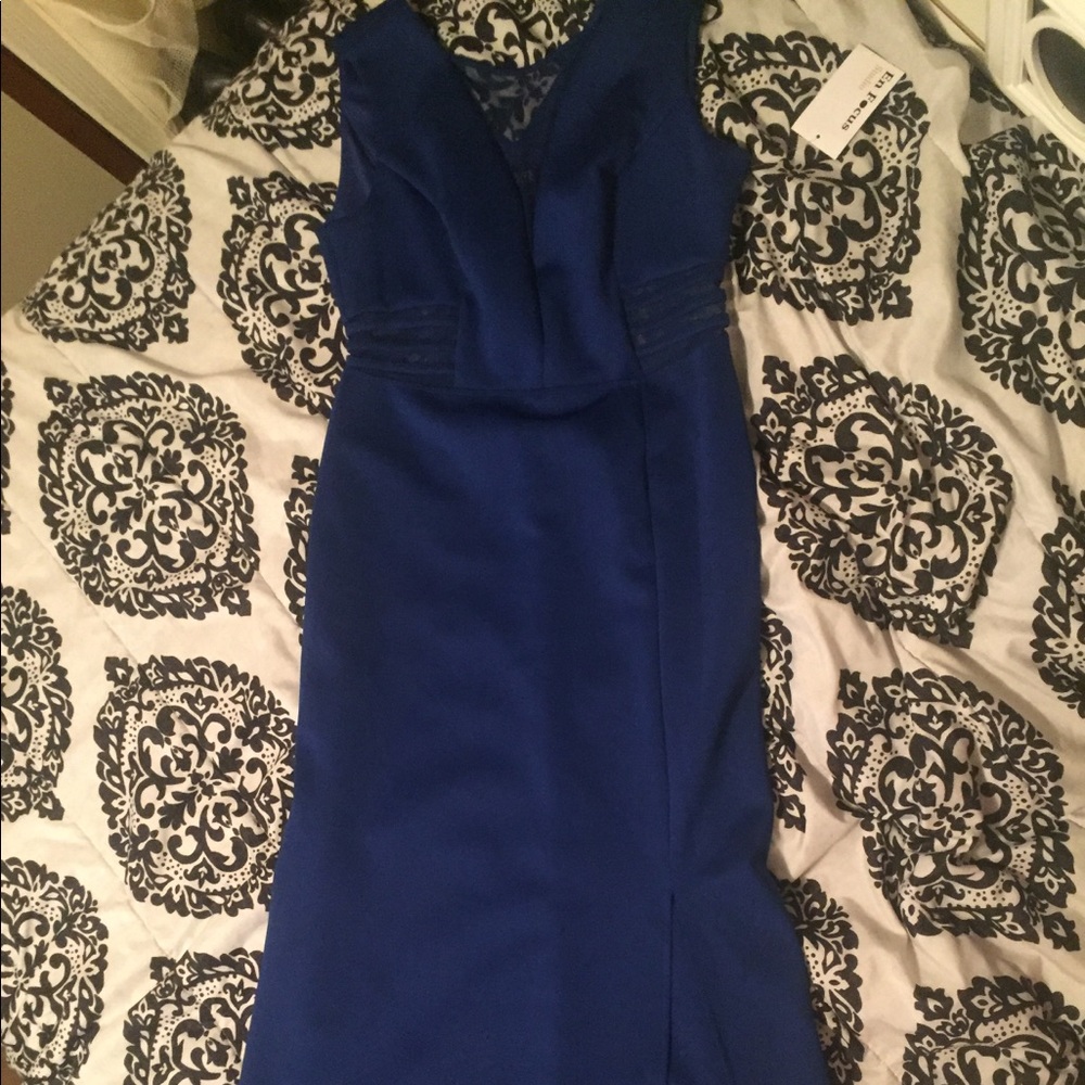 blue ‘En Focus Studio’ prom dress